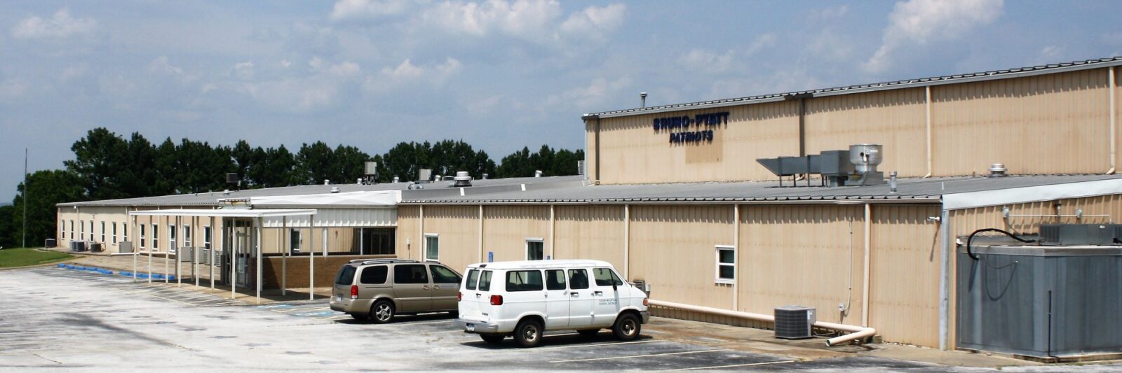 Rural Arkansas public school building