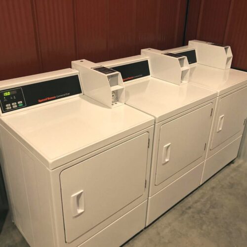 Commercial dryers, Mountain Home RV Park laundry