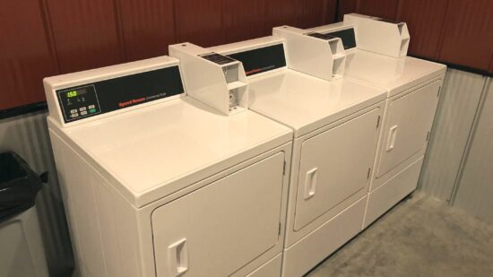 Commercial dryers, Mountain Home RV Park laundry