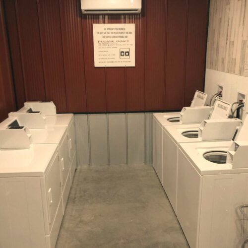 Walking into the laundry room, Mountain Home RV Park