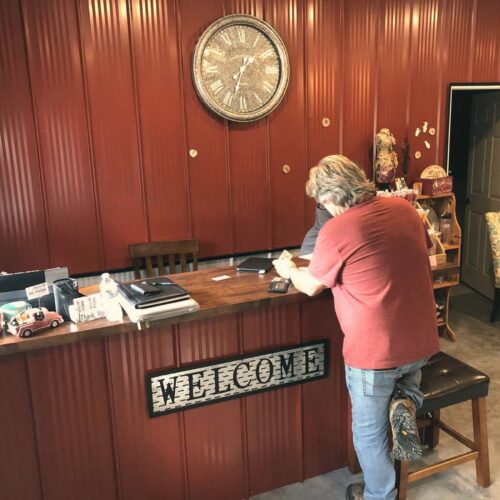 Office front desk, Mountain Home RV Park